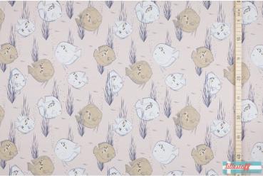 Bio Jersey - Aquarium Waters - pink - Lillestoff